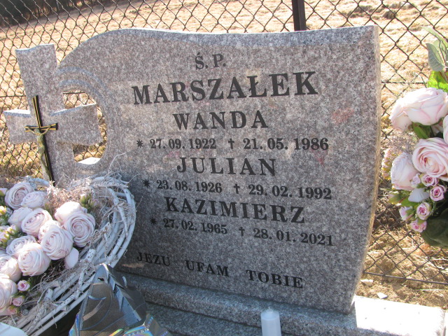 Wanda Marszałek 1922 Świnna - Grobonet - Wyszukiwarka osób pochowanych