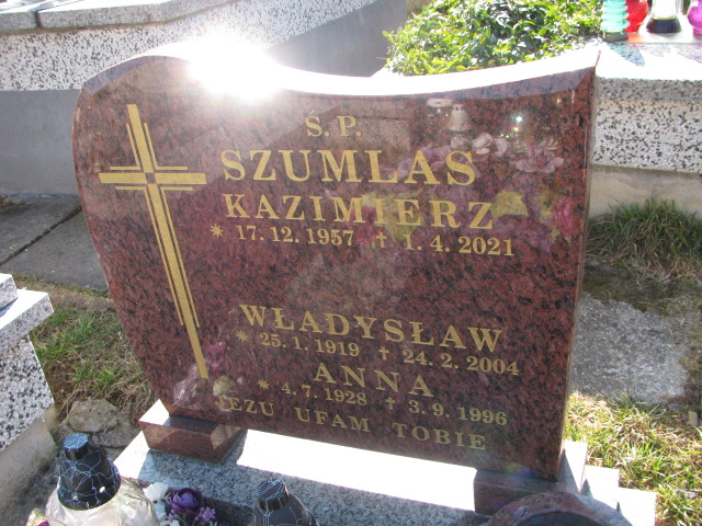 Kazimierz Szumlas 1957 Świnna - Grobonet - Wyszukiwarka osób pochowanych