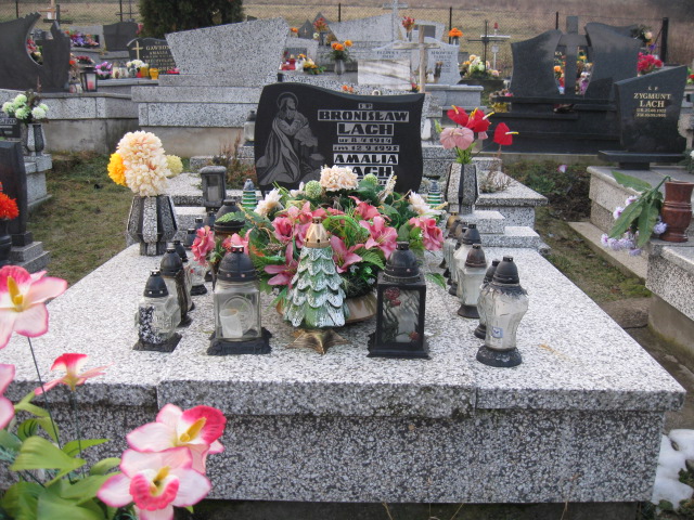 Grób Bronisław Lach