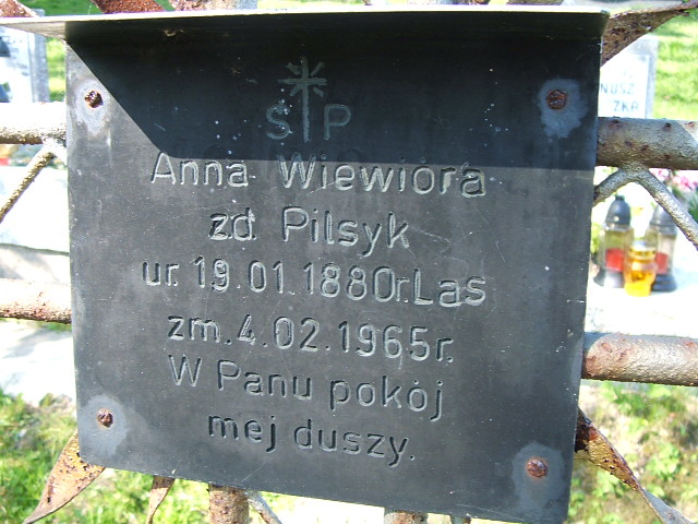 Anna Wiewióra 1880 Świnna - Grobonet - Wyszukiwarka osób pochowanych