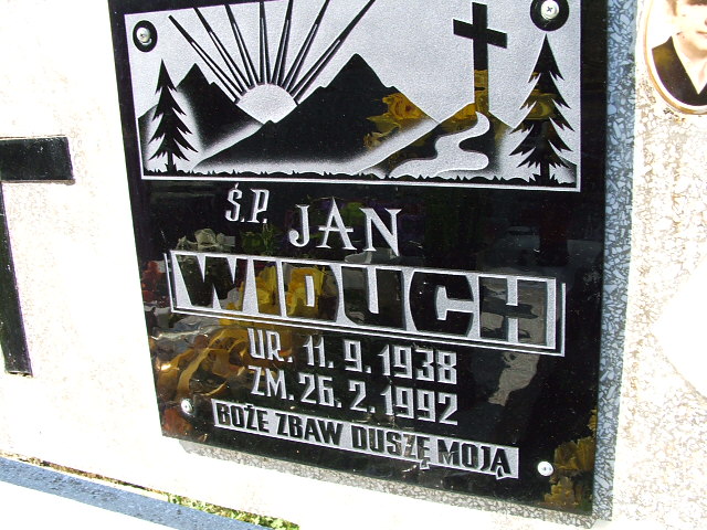 Jan Widuch 1938 Świnna - Grobonet - Wyszukiwarka osób pochowanych