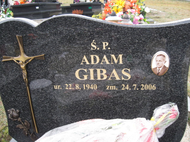 Adam Gibas 1940 Świnna - Grobonet - Wyszukiwarka osób pochowanych