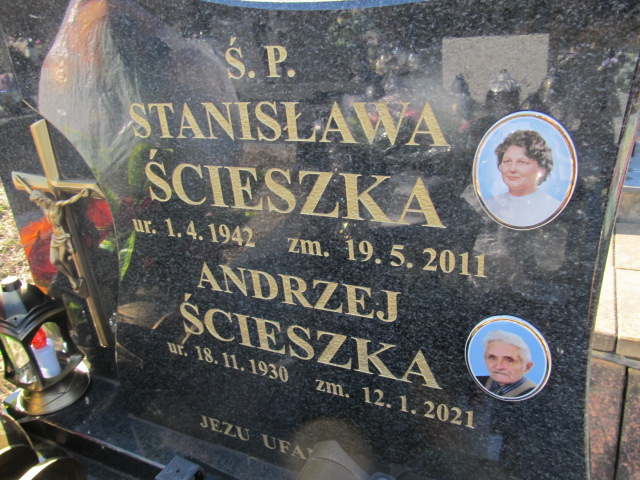 Stanisława Ścieszka 1942 Świnna - Grobonet - Wyszukiwarka osób pochowanych