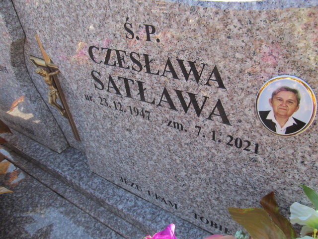 Czesława Satława 1947 Świnna - Grobonet - Wyszukiwarka osób pochowanych