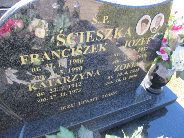 Józef Ścieszka 1937 Świnna - Grobonet - Wyszukiwarka osób pochowanych