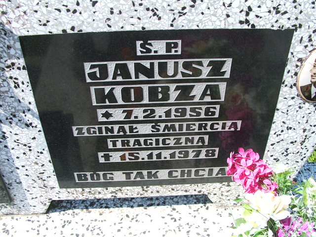 Janusz Kobza 1956 Świnna - Grobonet - Wyszukiwarka osób pochowanych