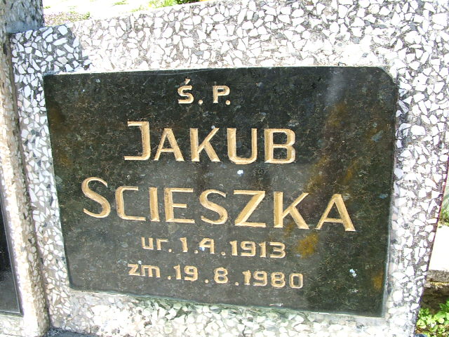 Jakub Scieszka 1913 Świnna - Grobonet - Wyszukiwarka osób pochowanych