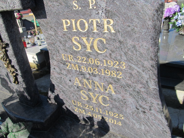  Syc 1949 Świnna - Grobonet - Wyszukiwarka osób pochowanych