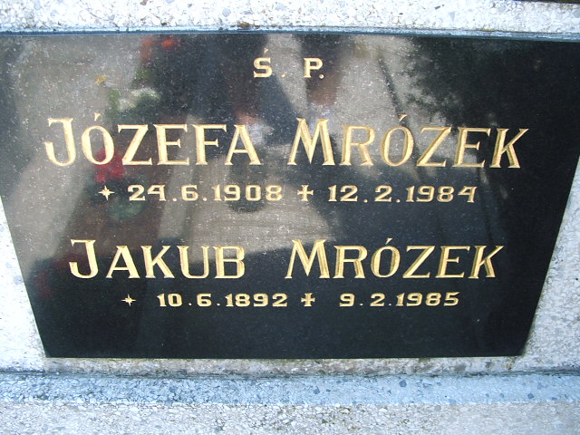 Grób Jakub Mrózek